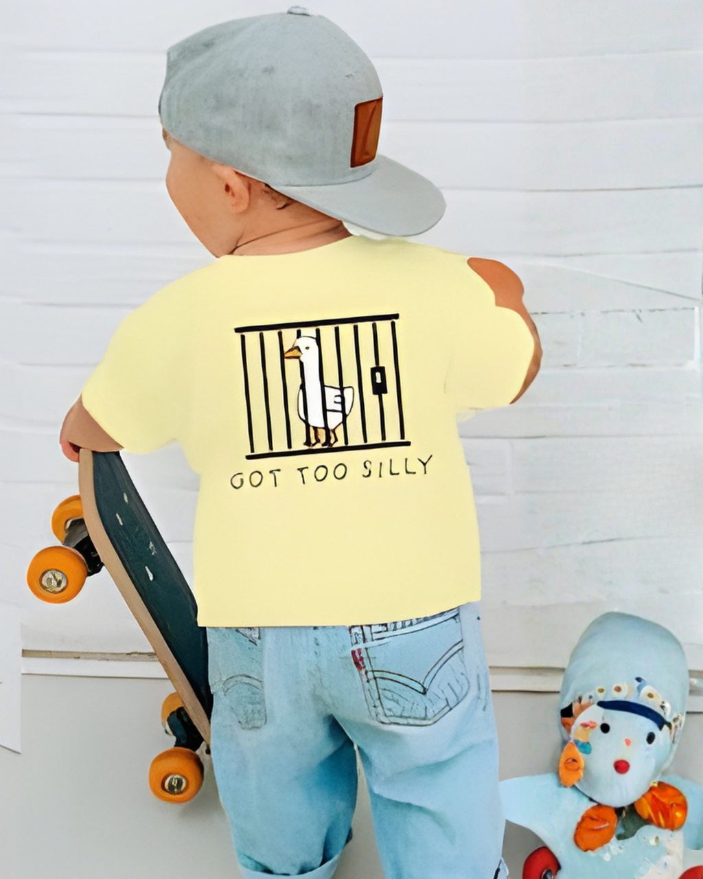 Kid’s Yellow "Got Too Silly" T-shirt