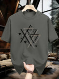 Men's Grey Graphic T-Shirt