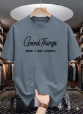 Men's grey "Good Things" T-Shirt