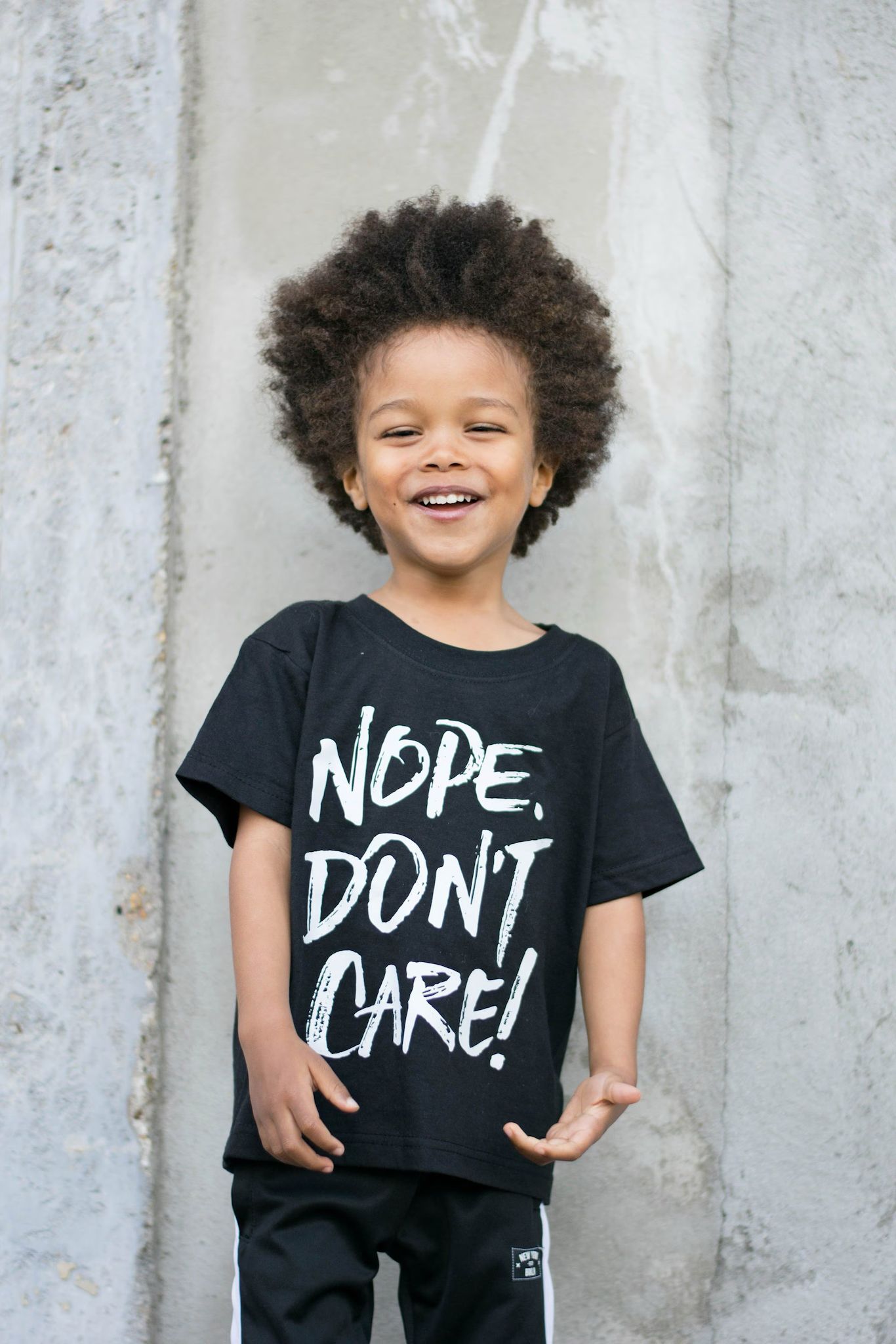 Kid’s Black "Nope" T-shirt