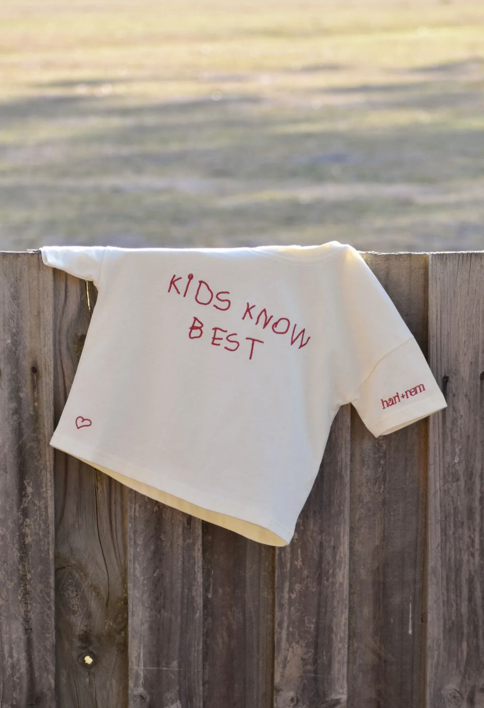 Kid’s White "Kids Know Best" T-shirt