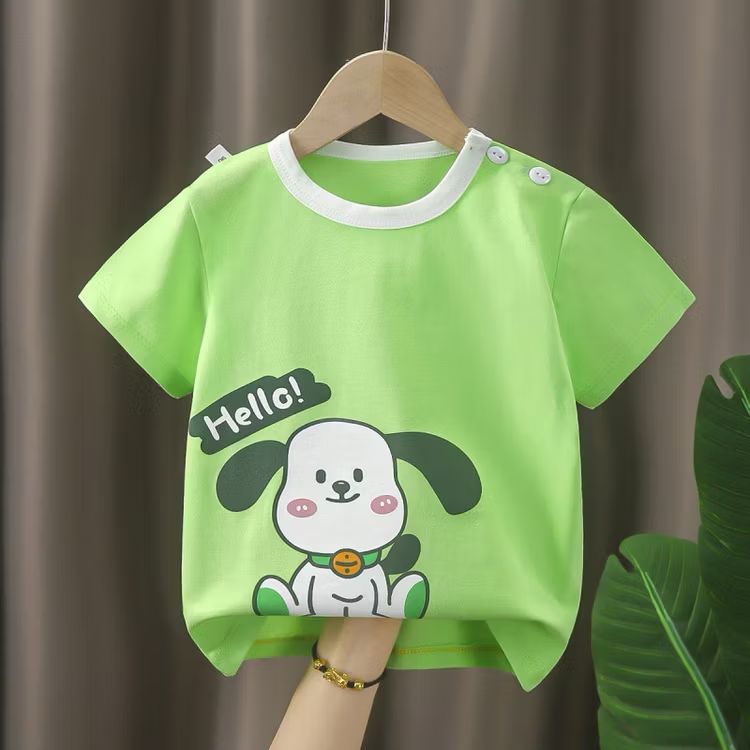 Kid’s Green Dog T-shirt