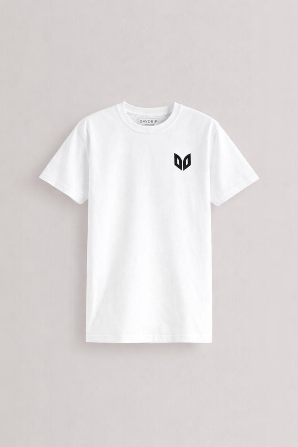 Men's White Sports T-shirt
