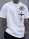 Men’s White "Abstract Ink" T-shirt