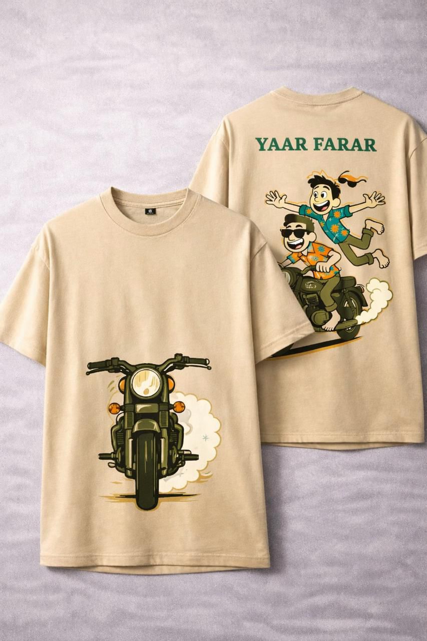 Men’s Beige "Yaar Farar" T-shirt