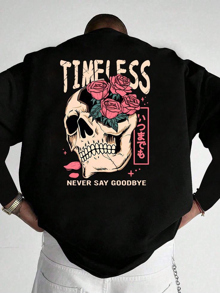 Men’s Black "Timeless Skull" T-shirt