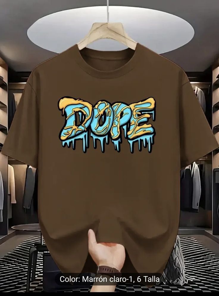 Men’s Brown "Dare" T-shirt