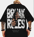 Men’s Black "Break Rules" T-shirt