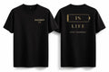 Men’s Regular Fit Black T-Shirt