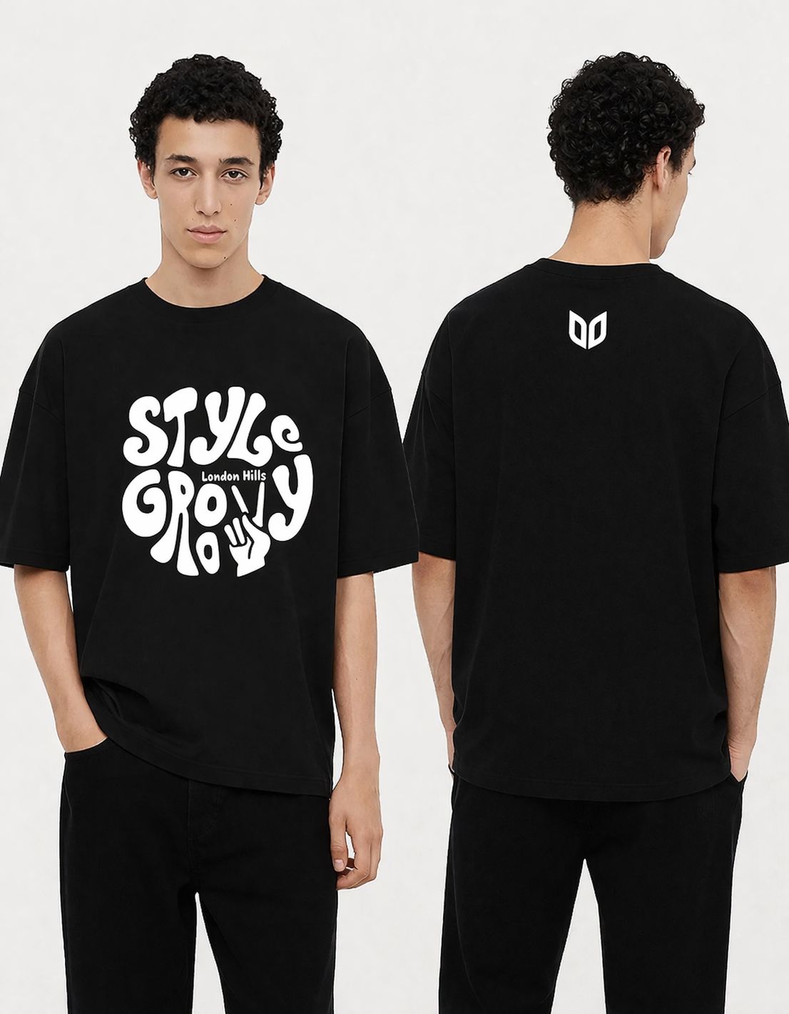Men’s Style Groovy Oversized T-Shirt