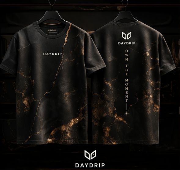 Men’s Midnight Lightning Oversized T-Shirt