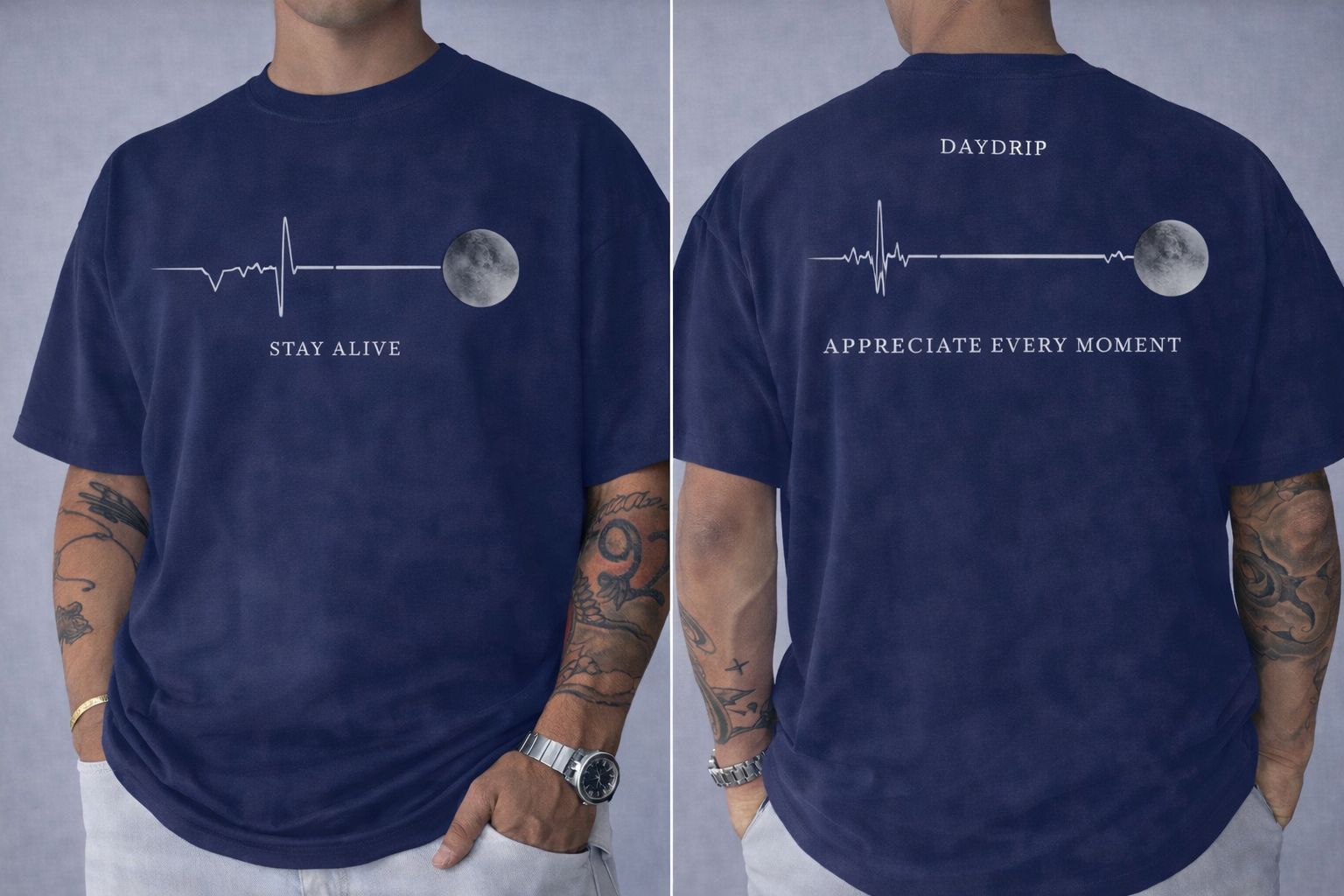 Men’s Stay Alive Oversized T-Shirt